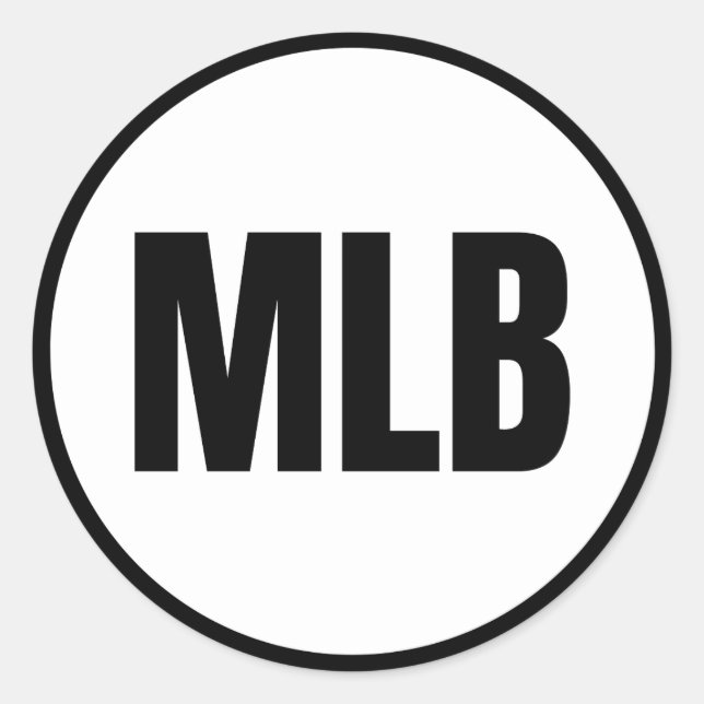 Sticker Rond MLB - Melbourne (Devant)