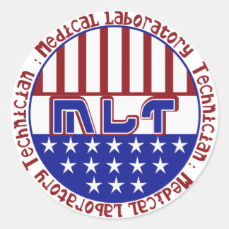 STICKER ROND MLT PATRIOTIQUES - LABORATOIRE MÉDICAL TECH