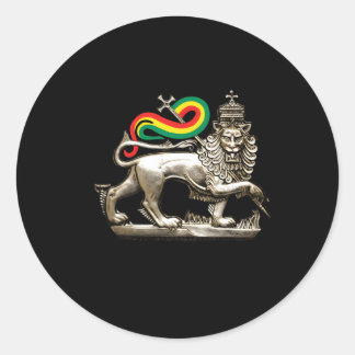 Sticker Rond Moa Anbessa Haile Selassie