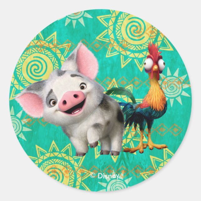 Sticker Rond Moana | Premier Mate & Top Roster (Devant)