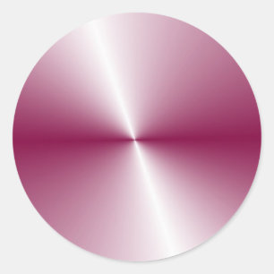 Sticker Rond Modèle blanc couleur violet élégant personnalisé