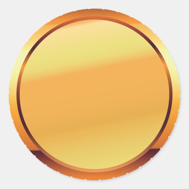 Sticker Rond Modèle en or noir |Ajouter votre texte |Timbre mod (Devant)