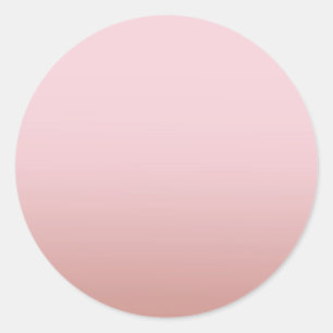 Sticker Rond Modèle Gold Blank Rose tendance Ajouter votre text