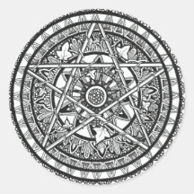 Modèle mandala noir et blanc de lierre
