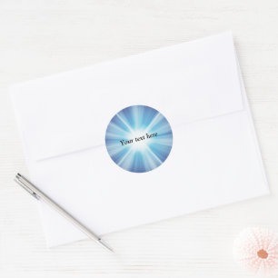 Sticker Rond Modèle motif Sunray