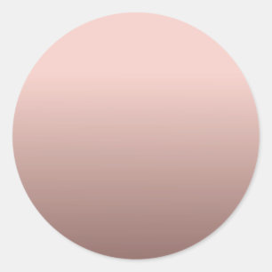 Sticker Rond Modèle noir Rose Or Ajouter votre texte moderne