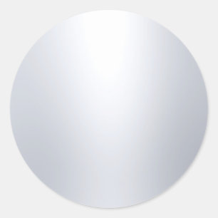 Sticker Rond Modèle vierge argent faux glamour élégant