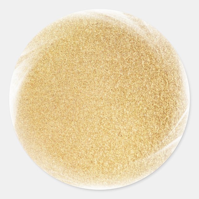 Sticker Rond Modèle vierge flamand Élégante Parties scintillant (Devant)