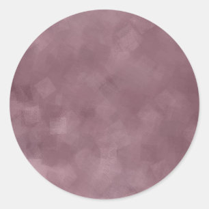 Sticker Rond Modèle vierge or rose Ajoutez votre texte Élégant