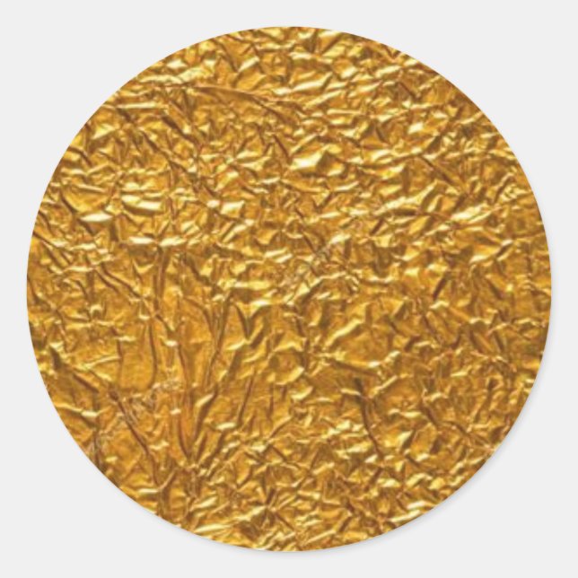 Sticker Rond Modèle vierge Rose Gold Ajoutez votre logo Moderne (Devant)
