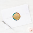 Modern marble watercolor gold turquoise orange