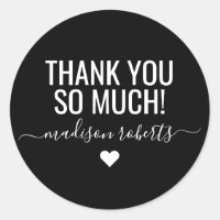 Moderne merci beaucoup typographie noir
