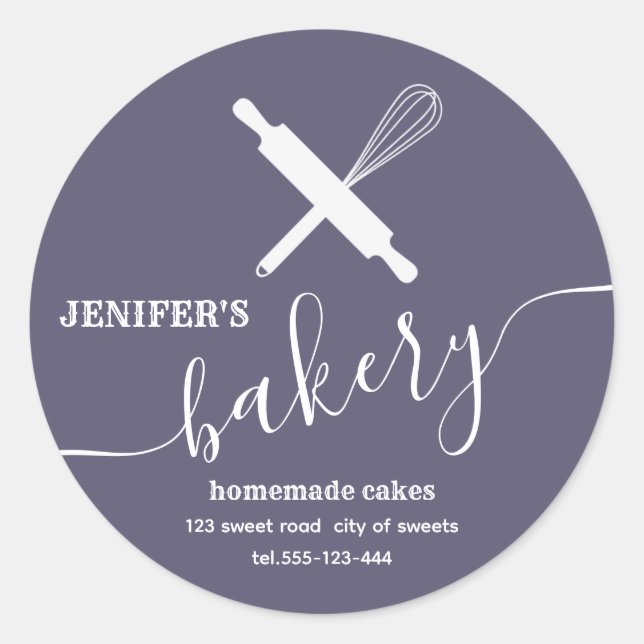 Sticker Rond Moderne simple rouleau professionnel whisky (Devant)