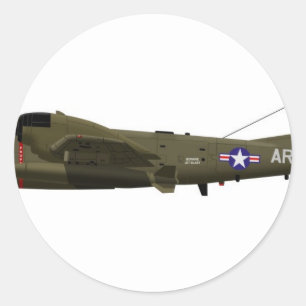 Sticker Rond Mohawk de Grumman OV-1