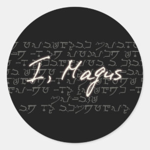 Sticker Rond Moi, magus