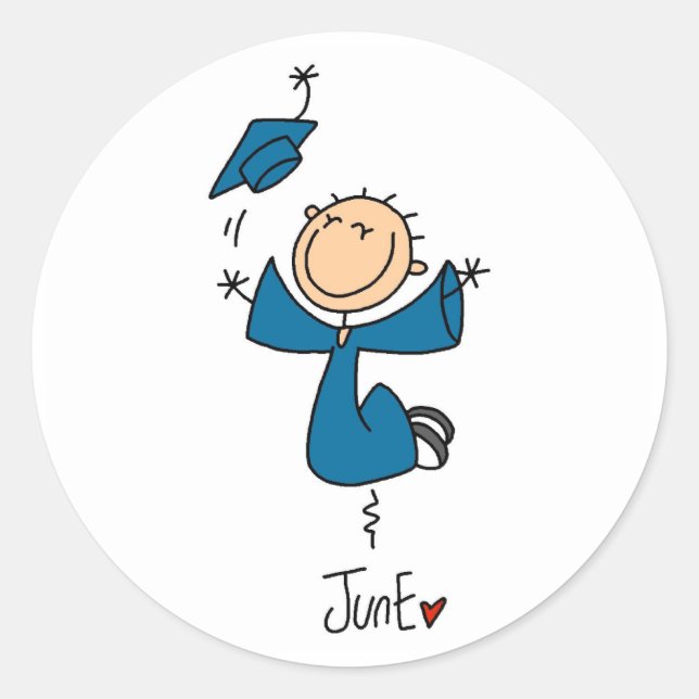 Sticker Rond Mois de juin (Devant)