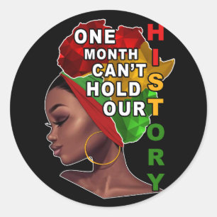Sticker Rond Mois de l'histoire des Noirs