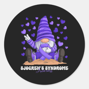 Sticker Rond Mois de sensibilisation au syndrome de Sjogren Rub