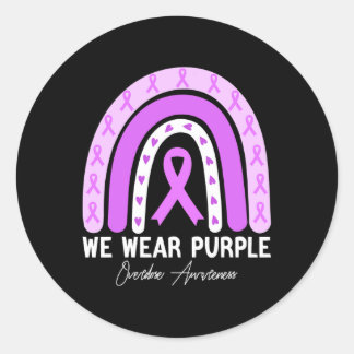 Sticker Rond Mois de sensibilisation aux surdoses de papillon R