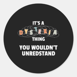 Sticker Rond Mois de sensibilisation Super Rétro