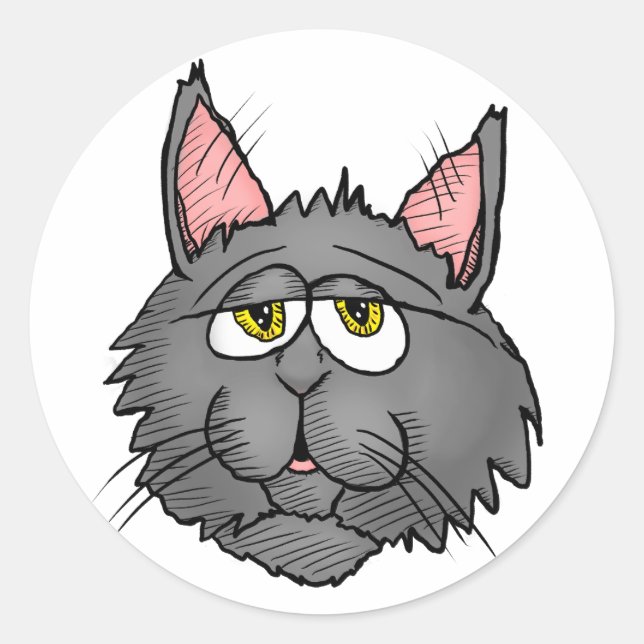 Sticker Rond Moïse l'autocollant Qat (Devant)