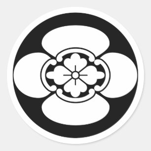 Sticker Rond Mokko dans le gâteau de riz