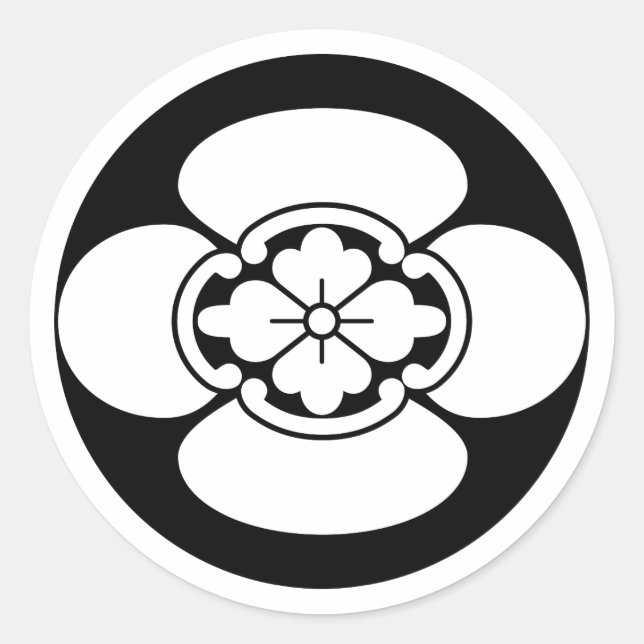 Sticker Rond Mokko dans le riz cake (Devant)