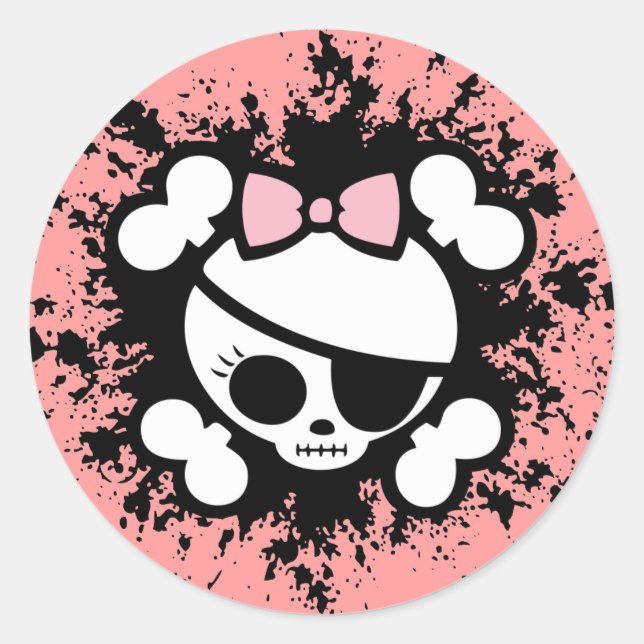Sticker Rond Molly Splat (Devant)