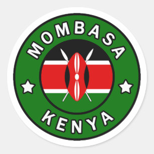 Sticker Rond Mombasa Kenya