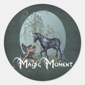Sticker Rond Moment magique