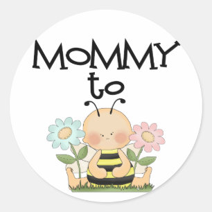 Sticker Rond MOMMAIRE À ÊTRE/Abeille