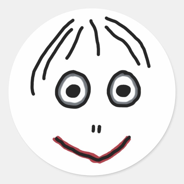 Sticker Rond Momo (Devant)