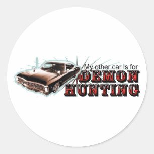 Sticker Rond Mon autre voiture...