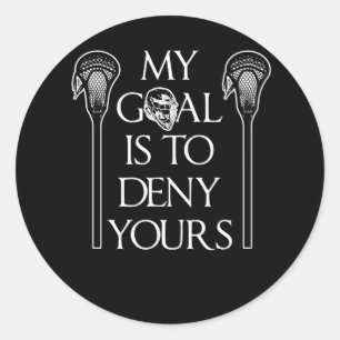 Sticker Rond Mon But Est De Refuser Votre Crosse Drôle