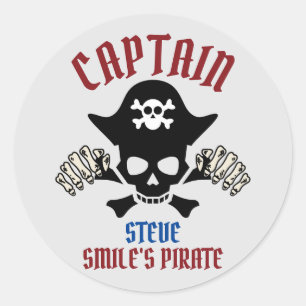 Sticker Rond Mon capitaine International Talk Like a Pirate d