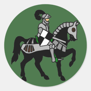 Sticker Rond Mon chevalier