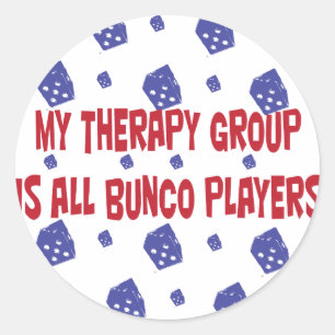 Sticker Rond mon groupe thérapeutique est tous des joueurs de b