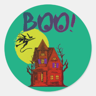 Sticker Rond Mon Halloween