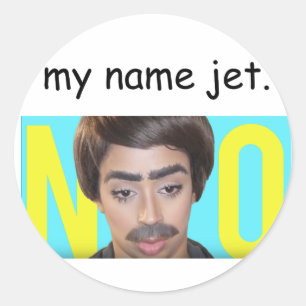 Sticker Rond Mon jet nommé (Liza Koshy)