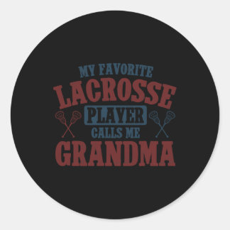 Sticker Rond Mon Lecteur De Crosse Préféré M'Appelle Grandma La