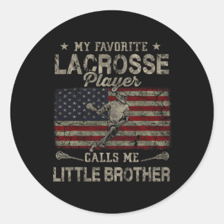 Sticker Rond Mon Lecteur De Crosse Préféré M'Appelle Little Bro