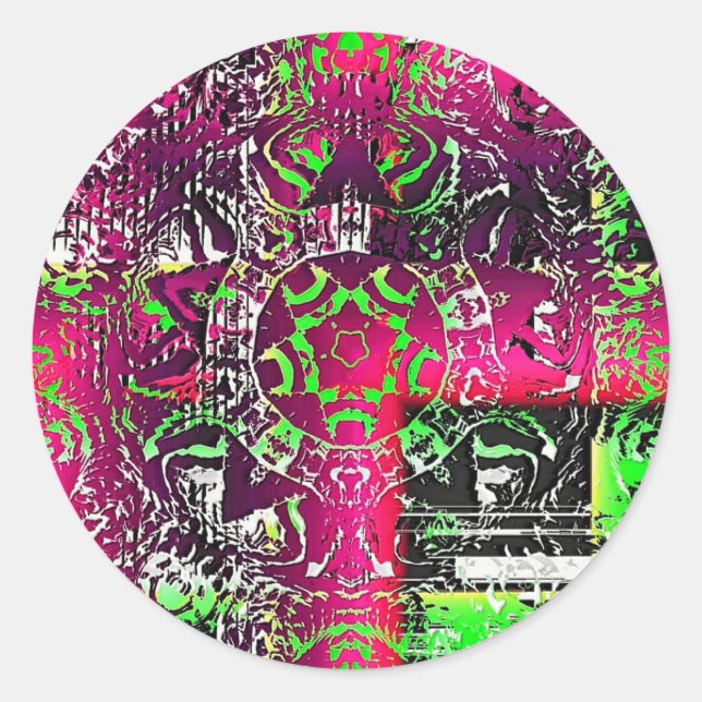 Sticker Rond Mon Nom N'Est Pas Donna (Devant)