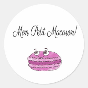 Sticker Rond Mon Petit Macaron