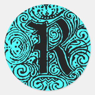 Sticker Rond Monarchia "R "