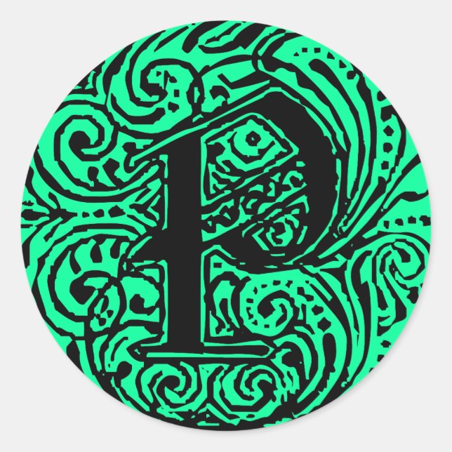 Sticker Rond Monarchie P (Devant)