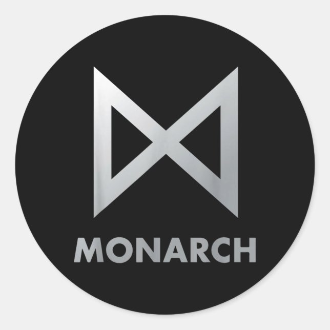 Sticker Rond Monarque (Devant)