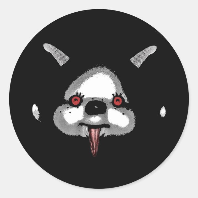 Sticker Rond Monchichi (Devant)