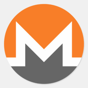 Sticker rond Monero CryptoCurrency