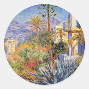 Sticker Rond Monet - Villas à Bordighera,
