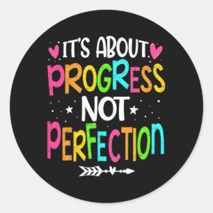 Sticker Rond Moniteur de jour d'essai de l'état de l'état de l'